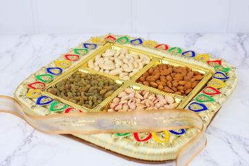 4 khana flower tray