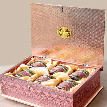 Rose Gold 6 Khana Box
